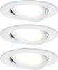 Paulmann 93449 Nova Spot encastrable jeu de 3 LED LED 18 W blanc mat
