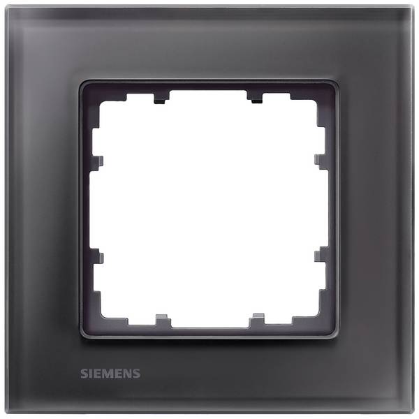 Siemens Gamme d'interrupteurs simple Cadre  Delta noir 5TG12012 1 pc(s)
