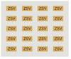 Siemens Gamme d'interrupteurs Accessoire Champ d'inscription Delta orange 5UH1085 1 pc(s)