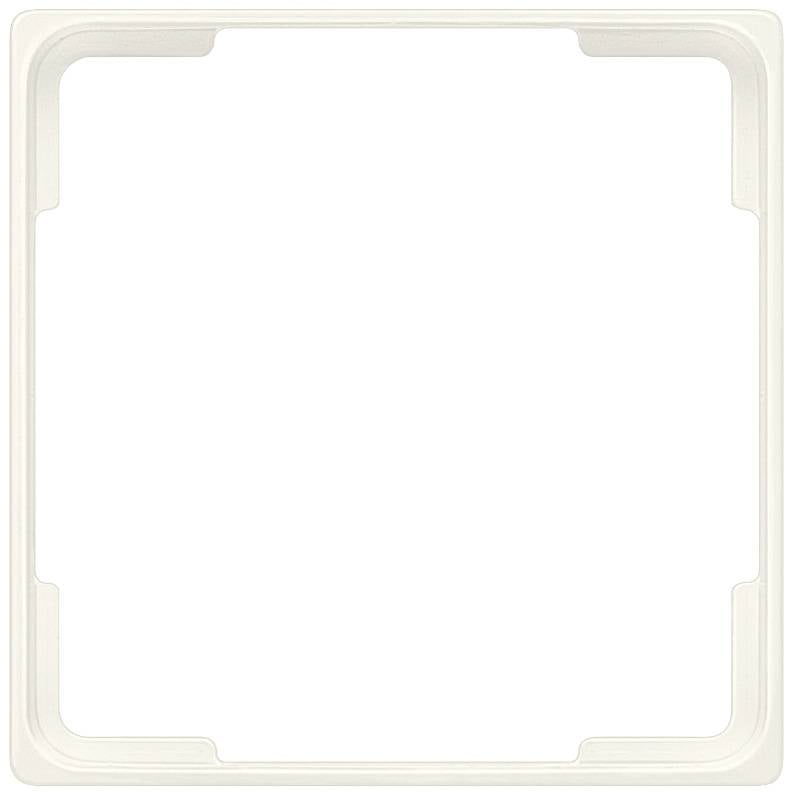 Un cadre blanc rectangulaire aux coins arrondis, adapté pour encadrer des images ou des documents.