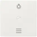 Siemens Gamme d'interrupteurs simple Symbole pour bouton-poussoir "lumière" blanc 5TG6266 1 pc(s)