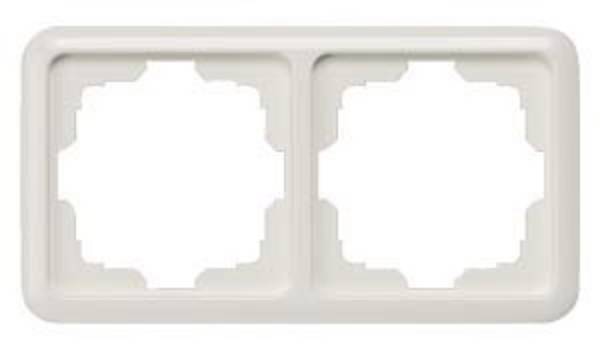 Siemens Gamme d'interrupteurs x2 Cadre intermédiaire  Delta blanc 5TG1802 1 pc(s)