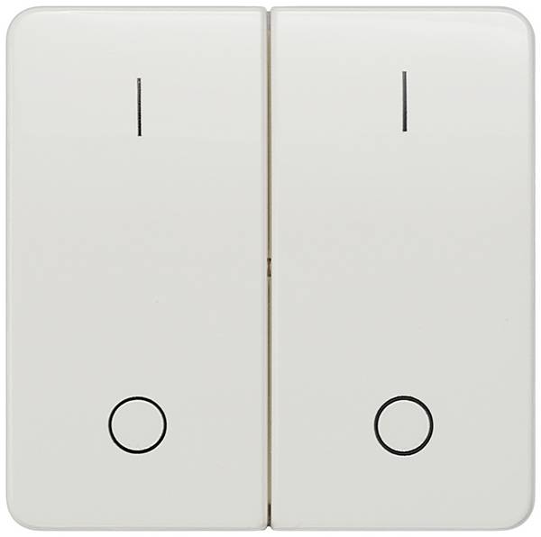 Siemens Gamme d'interrupteurs x2 Cache Bouton à bascule Delta blanc 5TG7962 1 pc(s)