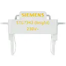 Siemens Gamme d'interrupteurs Insert Interrupteur avec témoin lumineux orange 5TG7343 1 pc(s)