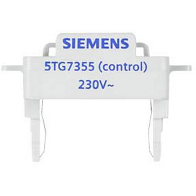 'SIEMENS 5TG7355 (commande) 230V~' sur boîtier blanc d'un composant électrique.