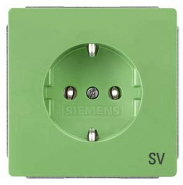 Siemens Gamme d'interrupteurs   Prise 2P+T Delta vert 5UB1815 1 pc(s)