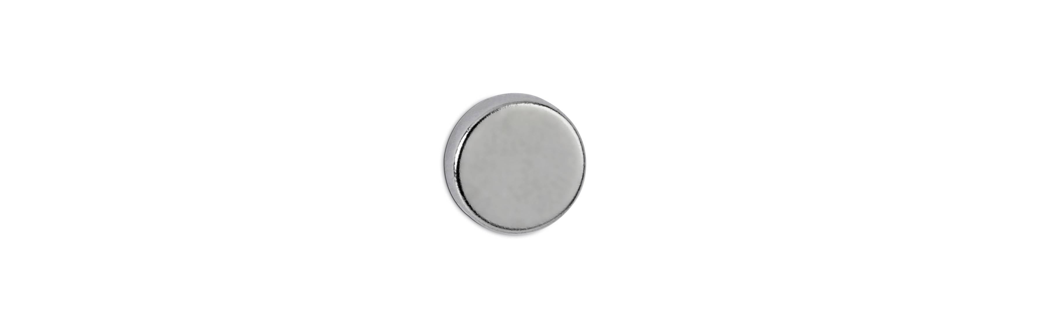 Maul Aimant Néodyme (Ø x H) 10 mm x 3 mm disque argent 10 pc(s) 6166396