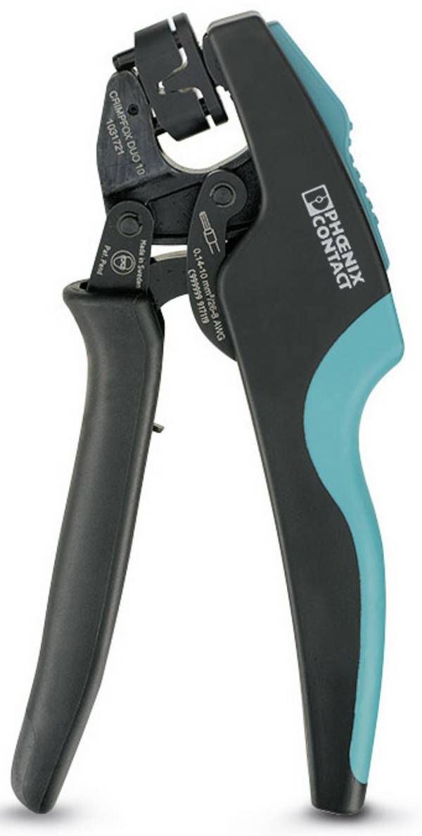 Phoenix Contact CRIMPFOX DUO 10 1031721 Pince à sertir  pour embouts de câble 0.14 à 10 mm²