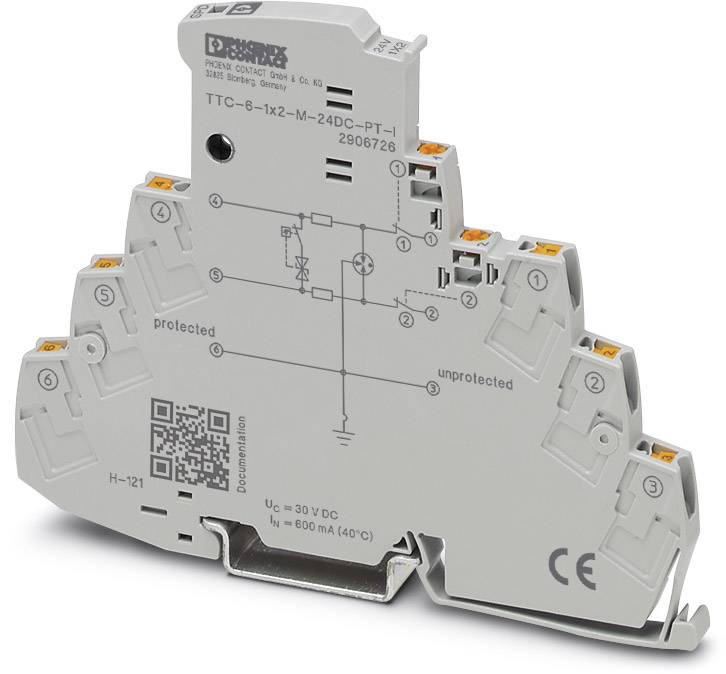 Phoenix Contact 2906726 TTC-6-1X2-M-24DC-PT-I Dispositif antisurtension Piece 1 pc(s)