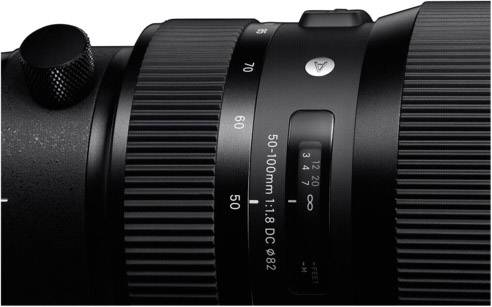 Caméra système Sigma A 50-100 F1.8 DC HSM objectif téléobjectif noir-4