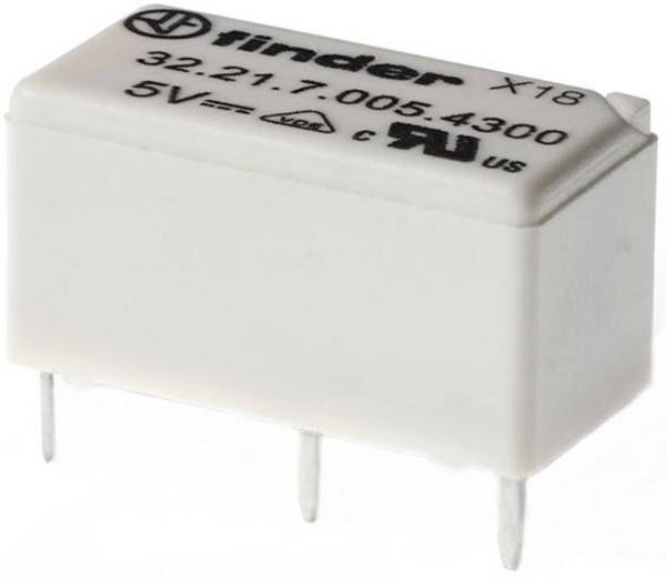 Relais pour circuits imprimés Finder 32.21.7.012.4000 12 V/DC 6 A 1 inverseur (RT) 1 pc(s)