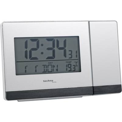 Horloge numérique à grand affichage indiquant 12:34. En bas sont affichés la date du 31 et la température de 19,3°C.