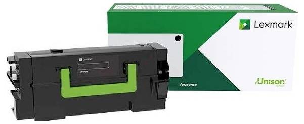 Lexmark Retour de toner MS823 MS825 MS826 MX722 MX822 MX826 d'origine noir 55000 pages 58D2U00-0