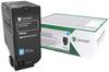 Lexmark Retour de toner CS720 CS725 CX725 d'origine cyan 3000 pages 74C20C0