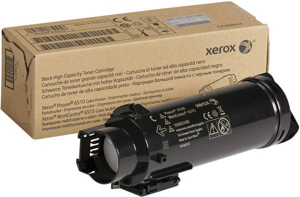 Xerox Cartouche de toner Noir de Grande capacité Phaser® 6510, WorkCentre® 6515 (5500 pages) - 106R03480, 5500 pages, No