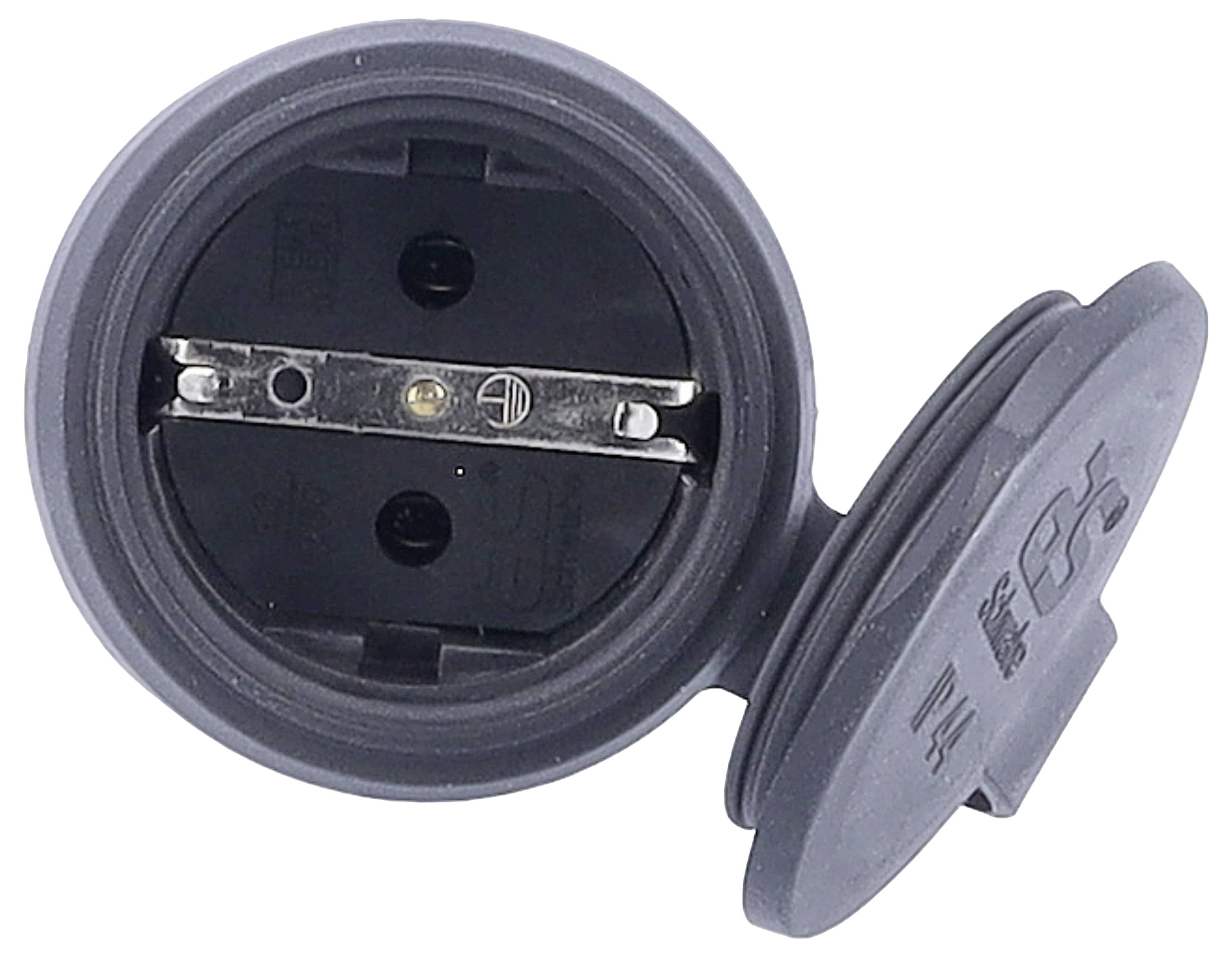 AS Schwabe 60419 Fiche électrique femelle avec terre 230 V noir IP44-2