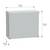 Un boîtier rectangulaire avec les dimensions étiquetées : 341 mm (13,4 po) de largeur, 291 mm (11,5 po) de hauteur et 168 mm (6,6 po) de profondeur.