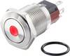 TRU COMPONENTS TC-7494760 TC-GQ16-KF-11D/J/R/12V/S Interrupteur antivandalisme 48 V/DC 2 A 1 x Off/(On) à rappel rouge IP65 1 pc(s)