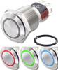 TRU COMPONENTS TC-7494848 TC-GQ16-KF-11E/J/41RGB/12V/S Interrupteur antivandalisme 48 V/DC 2 A 1 x Off/(On) à rappel rouge, vert, bleu, RVB IP65 1 pc(s)