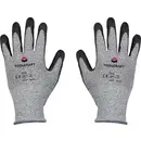 TOOLCRAFT TO-5621610 Fibre HPPE, Polyester, Fibre synthétique, Polyuréthane Gants de protection contre les coupures Tail