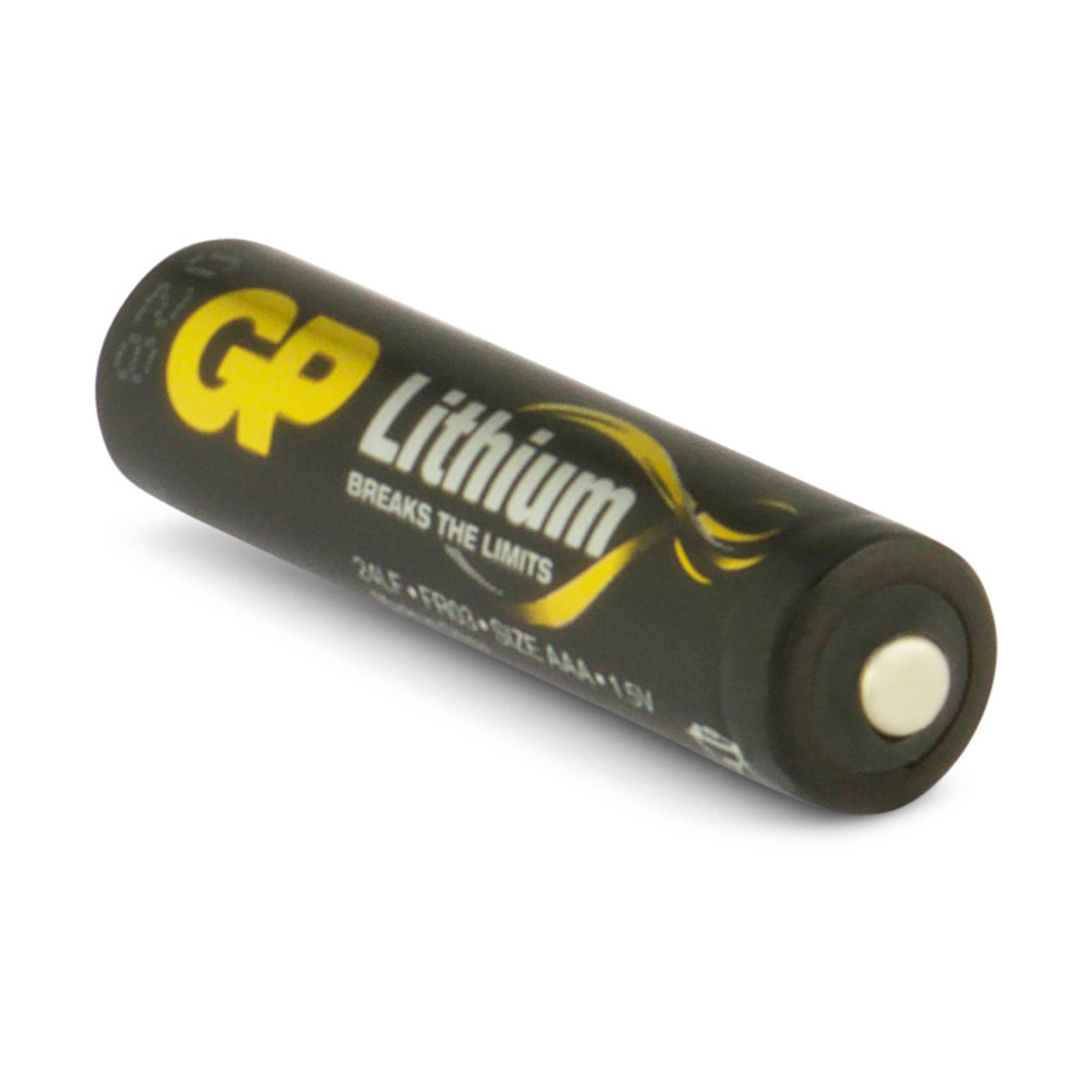 Pile LR3 (AAA) GP Batteries Excellent FR03 07024LFC4 lithium 1.5 V 4