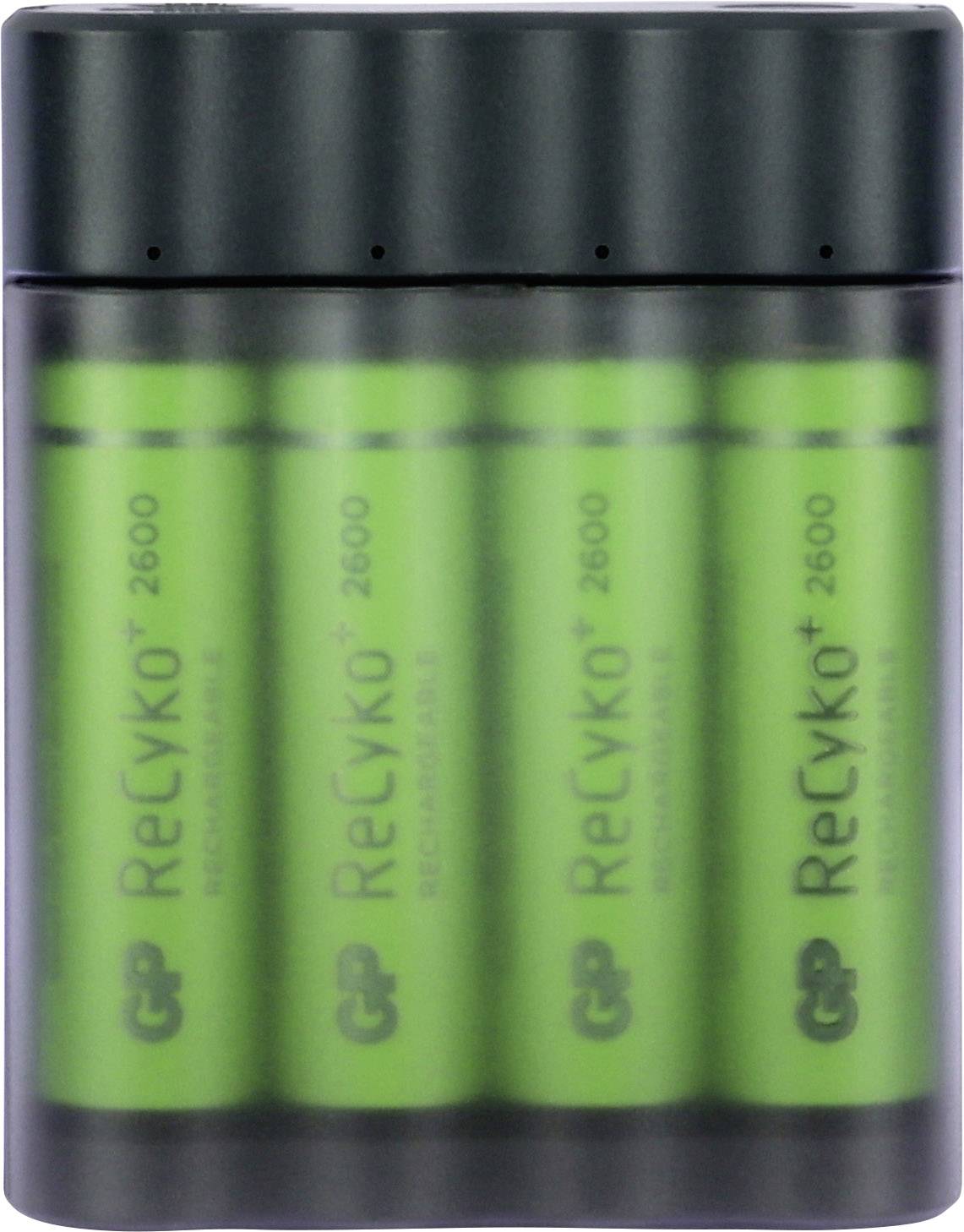 GP Batteries - Pack 4 piles rechargeables AA LR6 ReCyko 2600 mAh