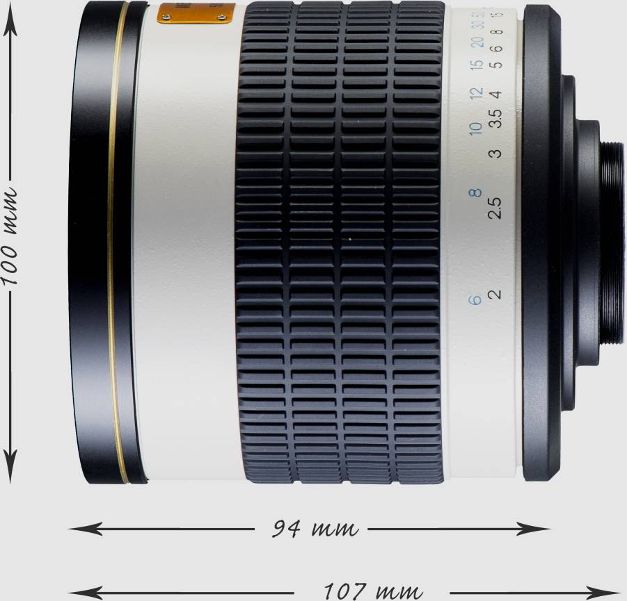 Walimex Pro 16812 16812 Téléobjectif 500 mm-6