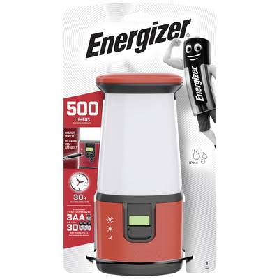 Lanterne de camping Energizer E301315801 360° LED 500 lm à pile(s)  rouge/noir - Conrad Electronic France