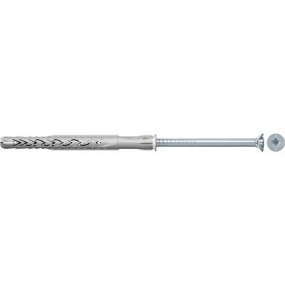 Dispositif d'injection en métal de type seringue avec un canon transparent et une tige de piston bleue, présenté horizontalement sur un fond blanc.