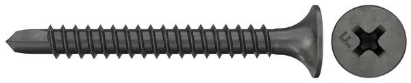 Fischer 40599  Vis pour plaques de plâtre 3.5 mm 25 mm cruciforme     trempé, phosphaté 1000 pc(s)