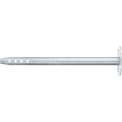 Tringle de douche en métal argenté avec tension réglable et plaque de montage à une extrémité.