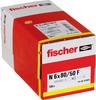 Fischer 513842 Cheville à frapper 80 mm 6 mm 100 pc(s)