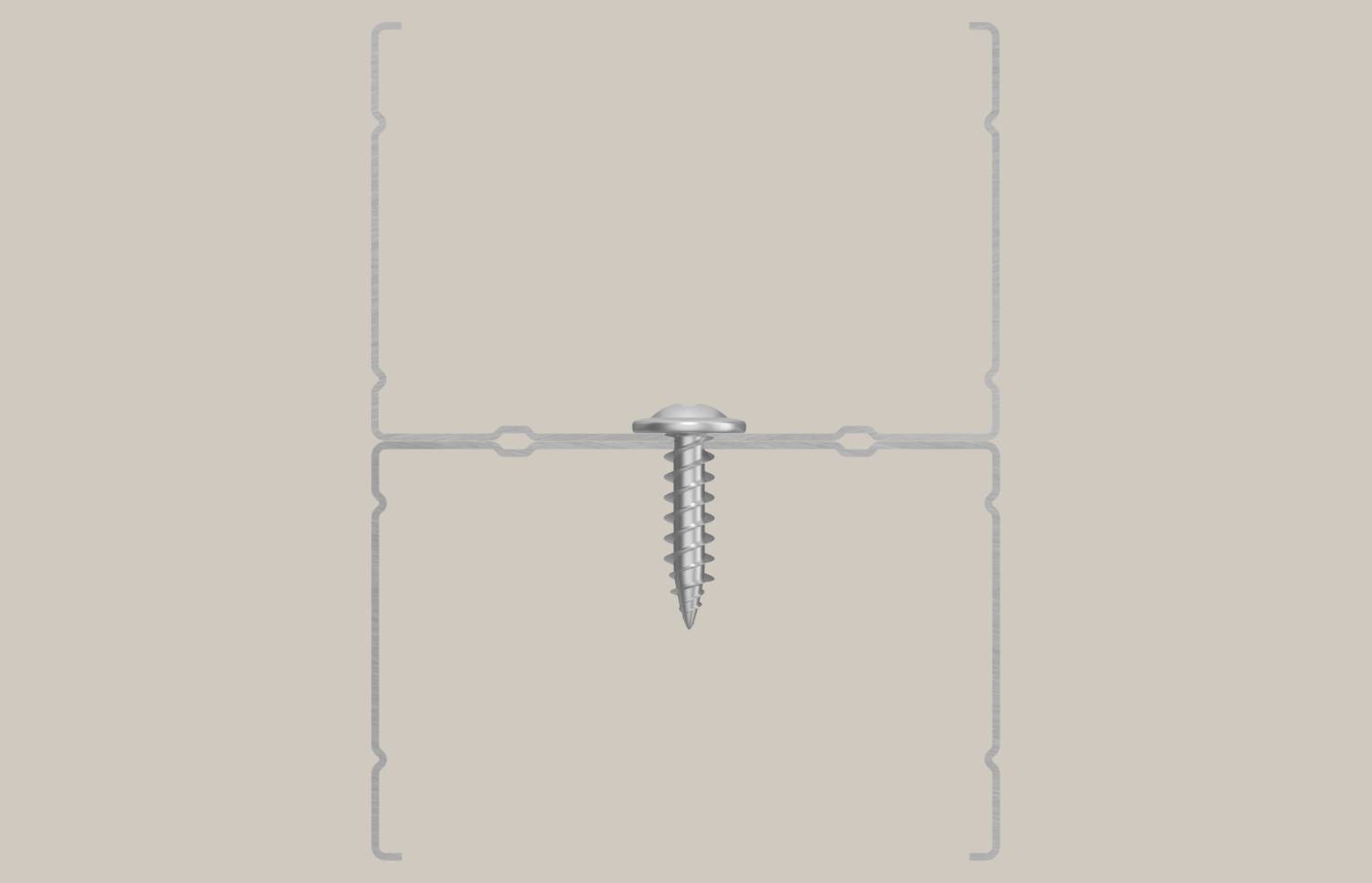 Fischer 40457 Vis pour profilé 4.2 mm 13 mm cruciforme métal 1000 pc(s)-1