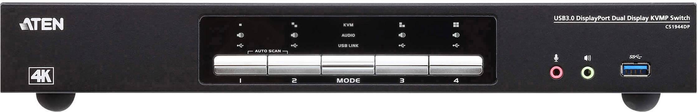 ATEN CS1944DP Commutateur KVMP à 2 affichages DP 4K, 4 ports USB 3.0-2