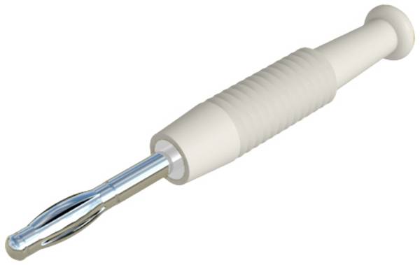 Fiche banane Hirschmann Test & Measurement MSTF 2 ws 938420107 mâle, droit Ø de la broche: 2 mm blanc 1 pc(s)