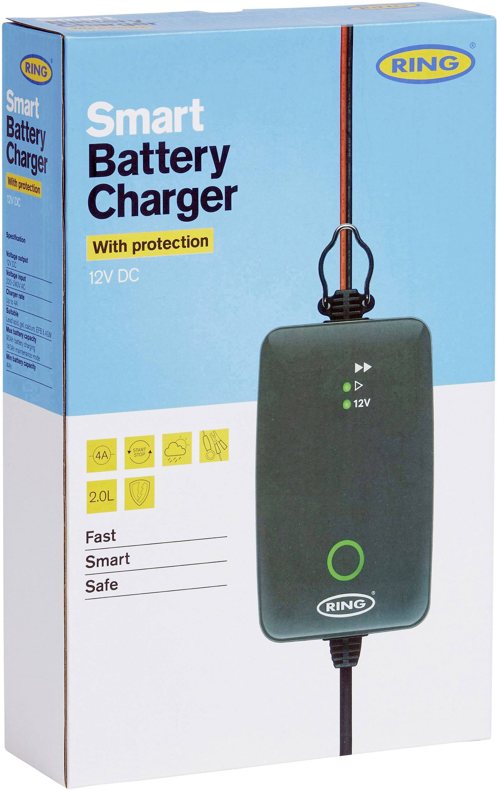 RING France RESC704 143353 Chargeur automatique, Contrôleur de batterie 4 A-2