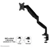 Neomounts NM-D750BLACK Support de table pour écran 1 Écran(s) 25,4 cm (10") - 81,3 cm (32") noir inclinable, mobile