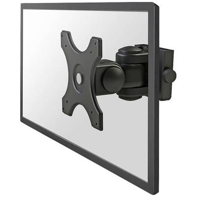 Écran plat avec un support noir à l'arrière, permettant d'ajuster l'angle de vue ; aucun contenu visible sur l'écran.