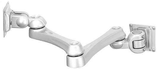 Neomounts Support mural pour écran FPMA-W930 1 Écran(s) 25,4 cm (10") - 76,2 cm (30") argent inclinable, mobile-1