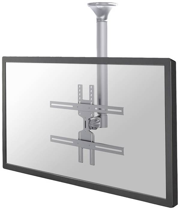 Neomounts FPMA-C400SILVER Support TV pour plafond 81,3 cm (32") - 152,4 cm (60") inclinable, mobile, réglable en hauteur