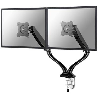 Neomounts Support de table pour écran NM-D500DBLACK 2 Écran(s) 25,4 cm (10") - 68,6 cm (27") noir inclinable, mobile-0