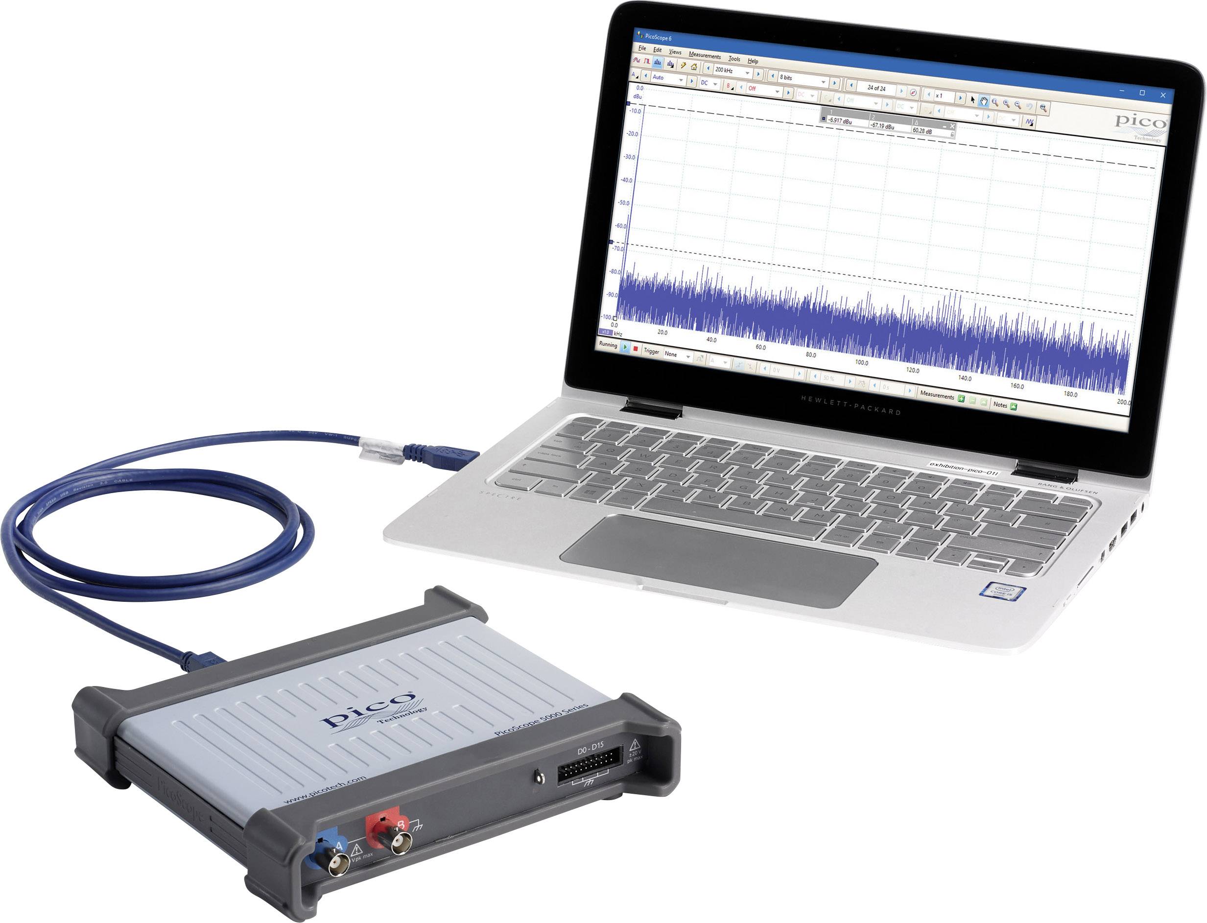 Oscilloscope USB pico PicoScope 5442D MSO KA913 60 MHz 250 Méch/s 128