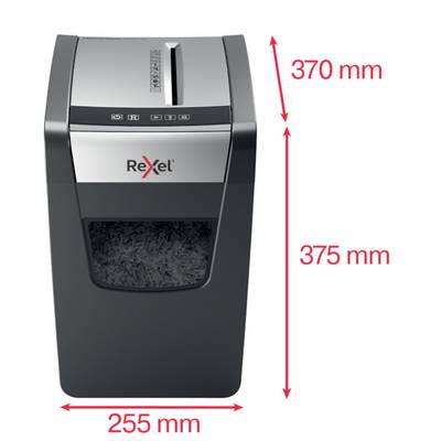 Destructeur de documents Rexel Momentum X410 Slim 10 feuille(s) micro-découpage 4 x 28 mm P-4 23 l Détruit également les-5