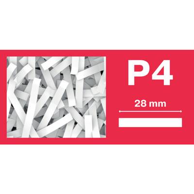 Destructeur de documents Rexel Momentum X410 Slim 10 feuille(s) micro-découpage 4 x 28 mm P-4 23 l Détruit également les-8