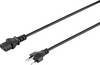 Basetech BT-1886920 appareils IEC Câble de raccordement noir 2.00 m