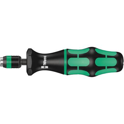 Tournevis noir et vert avec poignée ergonomique. Marque 'Wera' visible. Adapté pour le vissage manuel précis.