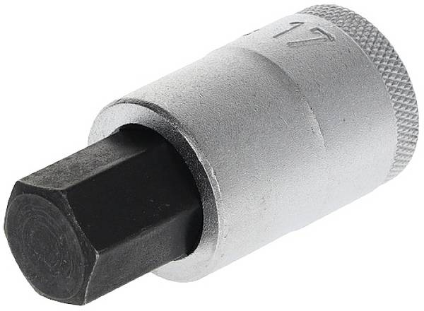 Gedore IN 19 17 6154040 6 pans intérieurs Douille-embout fonction de retenue 17 mm 1/2" 17 mm   1/2" (12.5 mm)