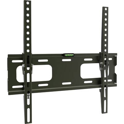 Support mural pour téléviseur ou moniteur avec niveau à bulle pour un alignement précis. Adapté à différentes tailles d'écran.