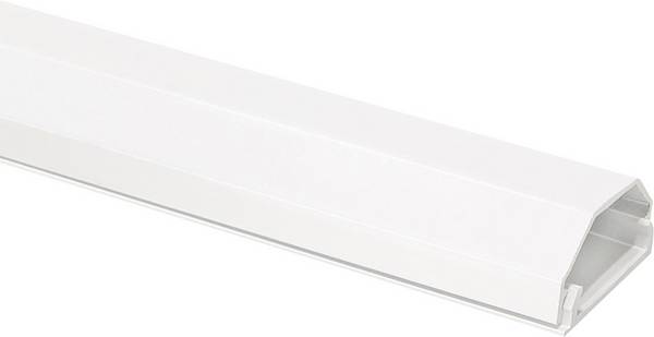 My Wall HZ4-1,1WL Goulotte de câble support de câble (L x l x H) 110 x 5 x 1.8 cm 1 pc(s) blanc