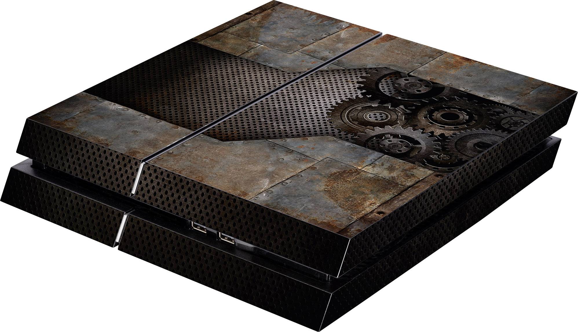 Software Pyramide Skin für PS4 Konsole Rusty Metal Coque PS4